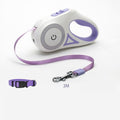 Automatic Pet Dog Cat Traction Rope With Retractable Leash And Collar