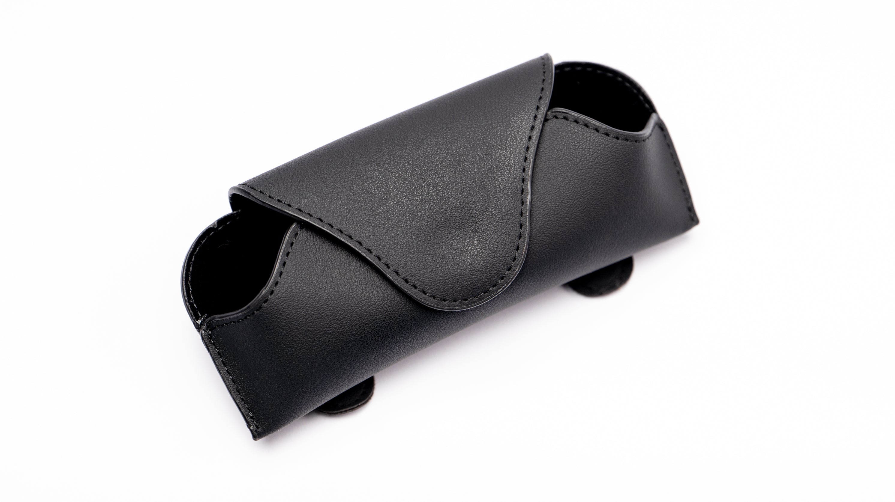 Glasses case for the sun visor