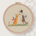 Cat and Dog - PDF Counted Cross Stitch Pattern-0