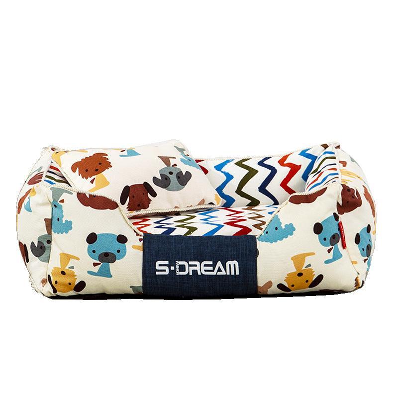 Cozy Haven: The Ultimate Removable And Washable Dog Cat Bed-4