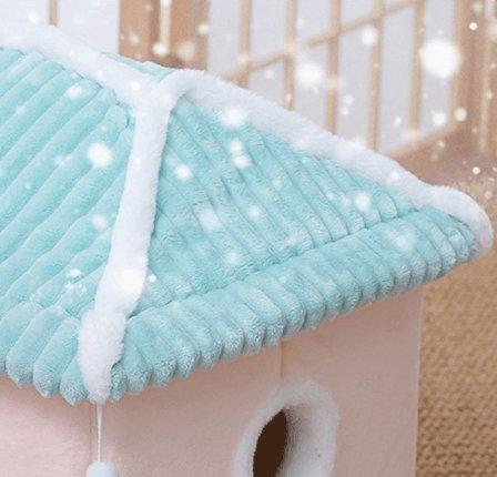 Cozy Retreat Cat House - The Ultimate Enclosed Cat Villa