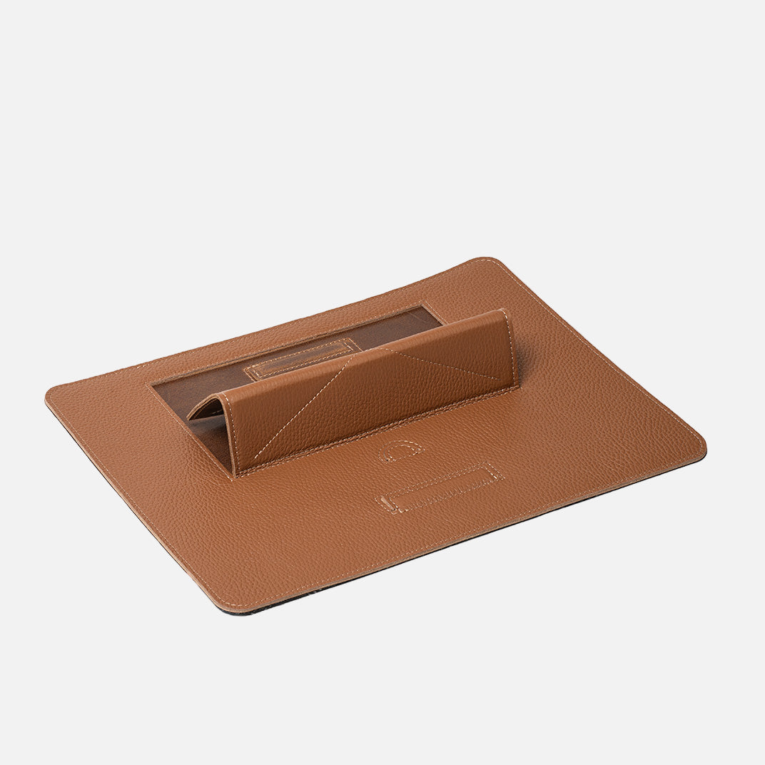 Leder Desktop Ständer für iPad
