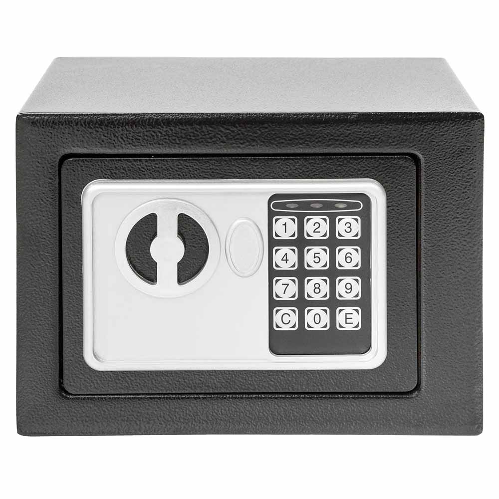 Digital safe in 2 types - small, black