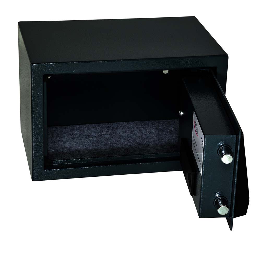 Digital safe in 2 types - small, black