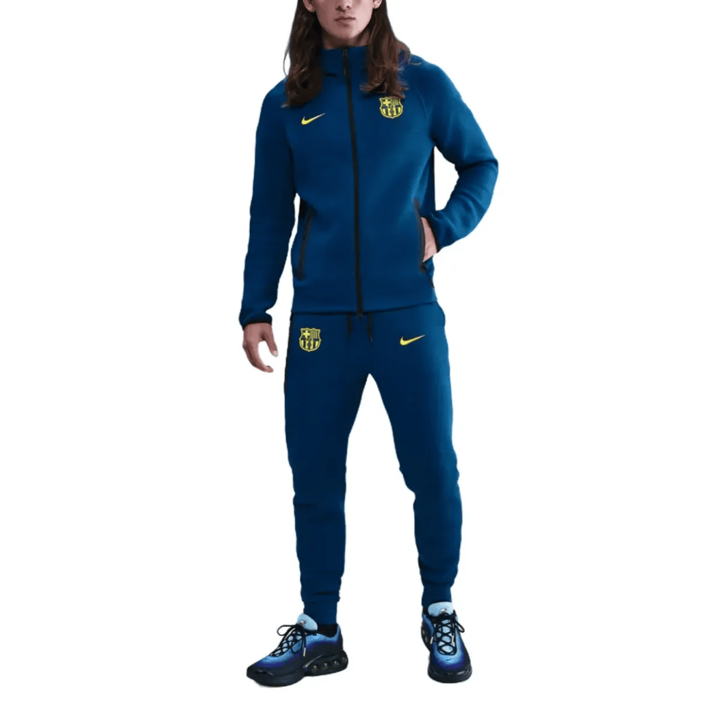 FC Barcelona blue Tech Fleece presentation tracksuit 2026 - Nike