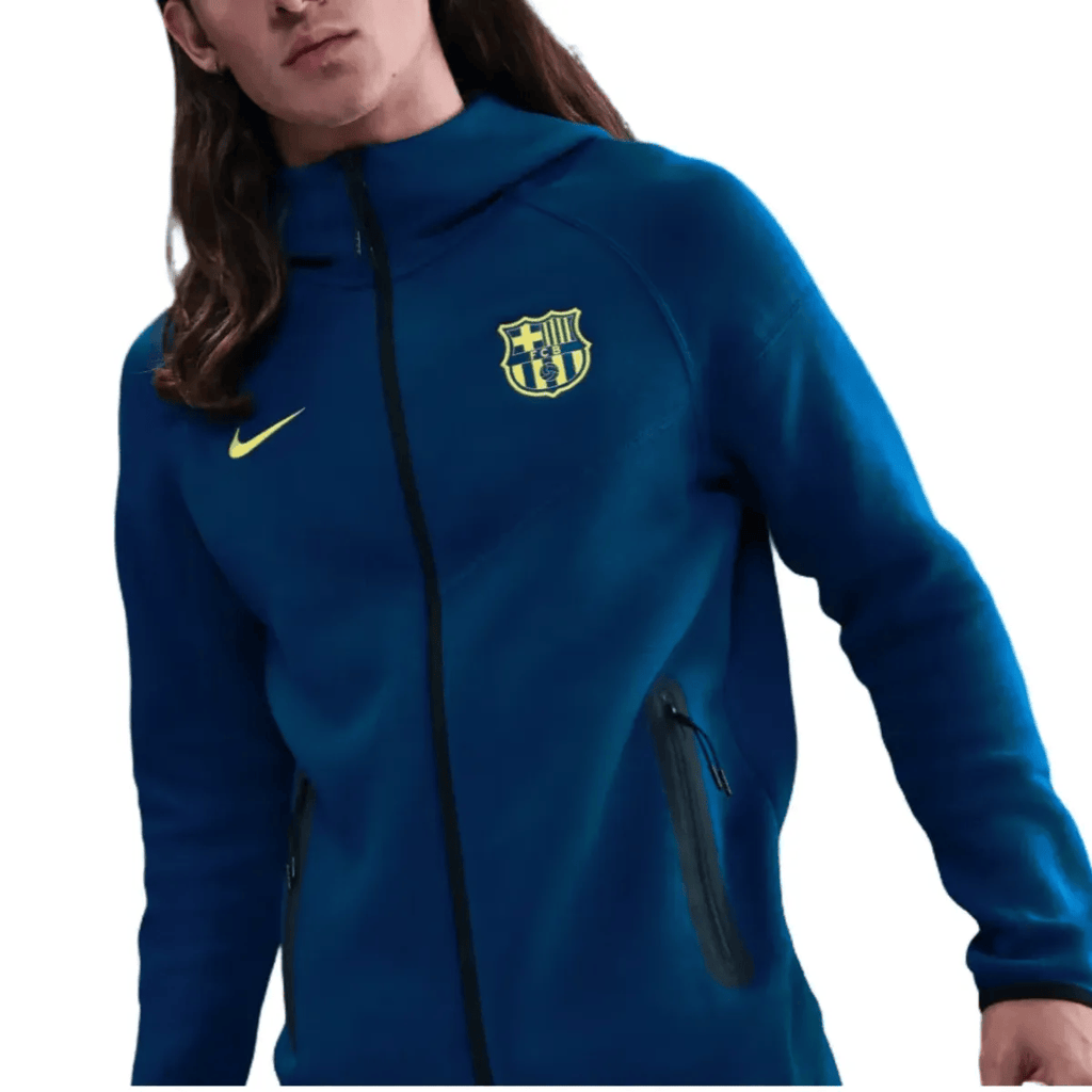 FC Barcelona blue Tech Fleece presentation tracksuit 2026 - Nike