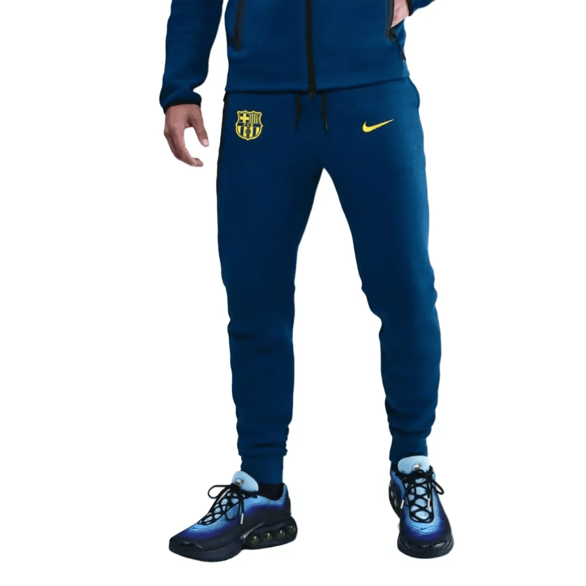 FC Barcelona blue Tech Fleece presentation tracksuit 2026 - Nike