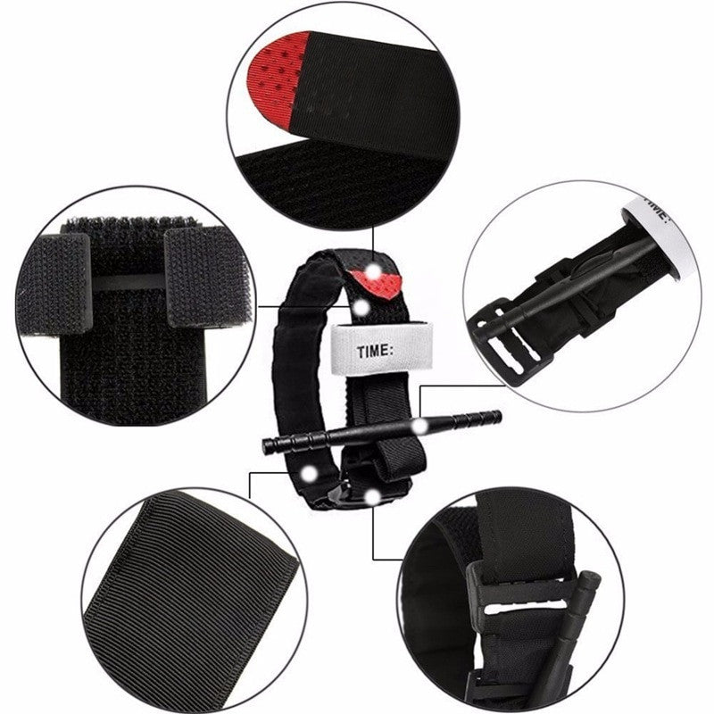 Tactical CAT tourniquet and trauma medical cutting tourniquet safety belt