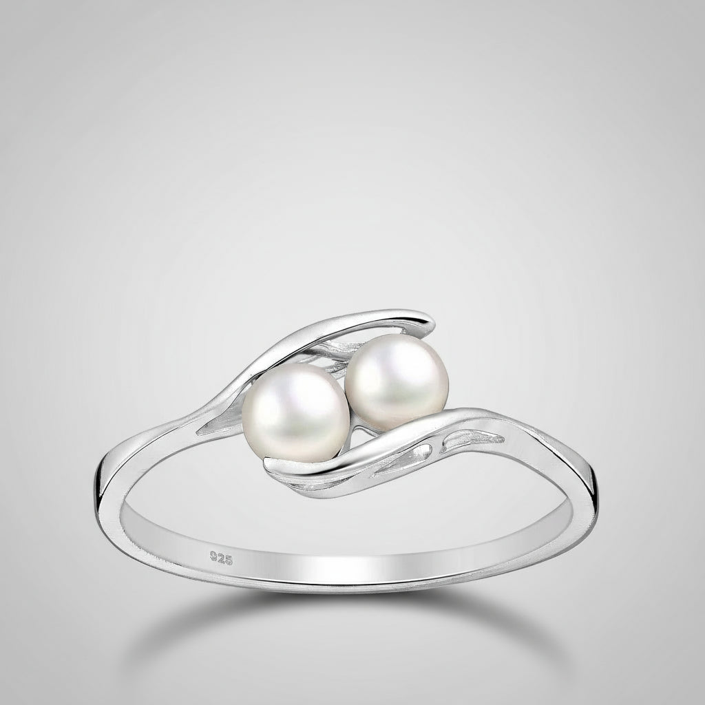Ring Peace - Sterling Silver Minimalist Peace Symbol Ring