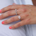Ring Peace - Sterling Silver Minimalist Peace Symbol Ring