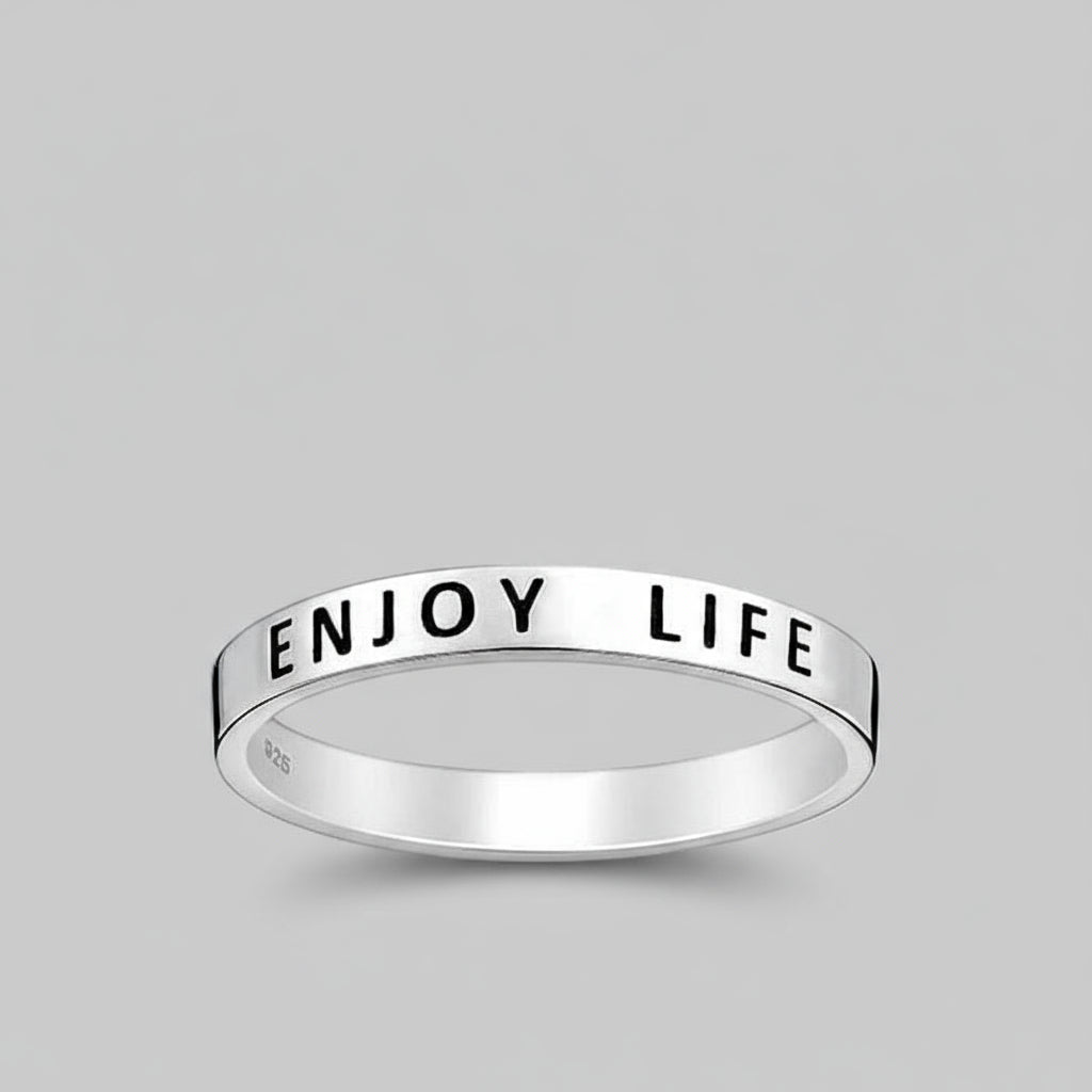 Ring Motivation (various) - Sterling Silver Inspirational Ring