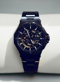 Ayoro Blackcore Skeleton AG8 Watch - Luxury Skeleton Timepiece