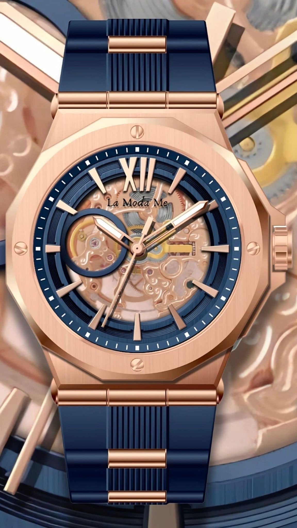 Blue Mirage of the Gulf Watch - Premium Luxury Timepiece-3