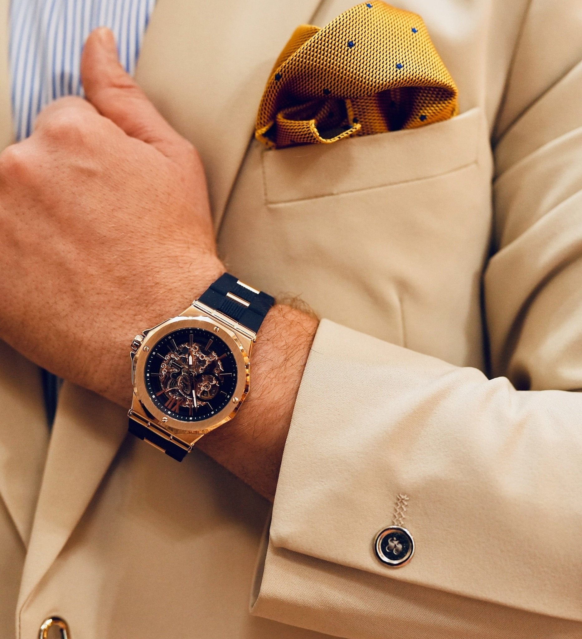 Blue Mirage of the Gulf Watch - Premium Luxury Timepiece-2