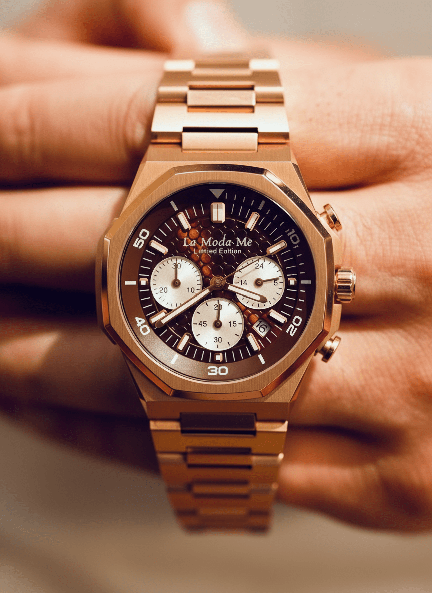 Crimson Horizon Maroon Watch - Premium Luxury Timepiece-1