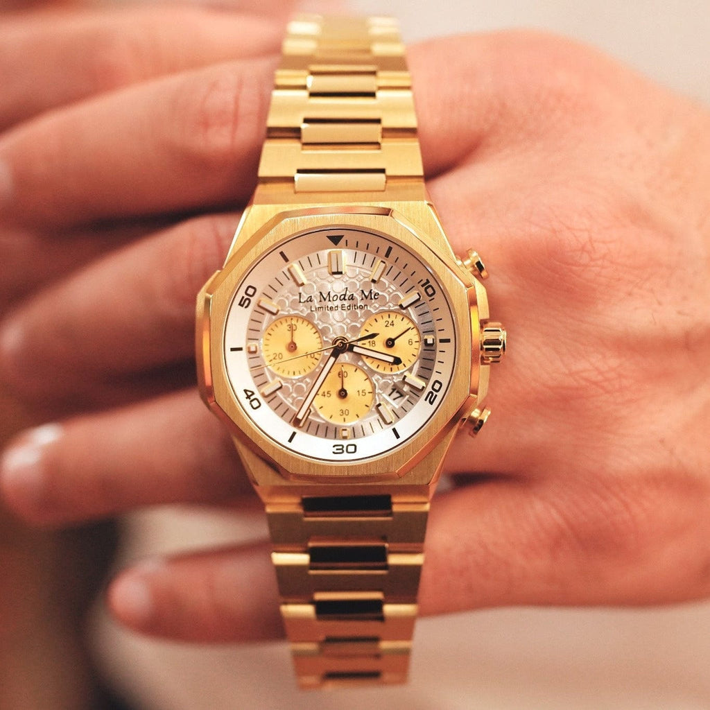 G-Euo Limited Edition Gold Tone Watch - Exclusive Luxury-1