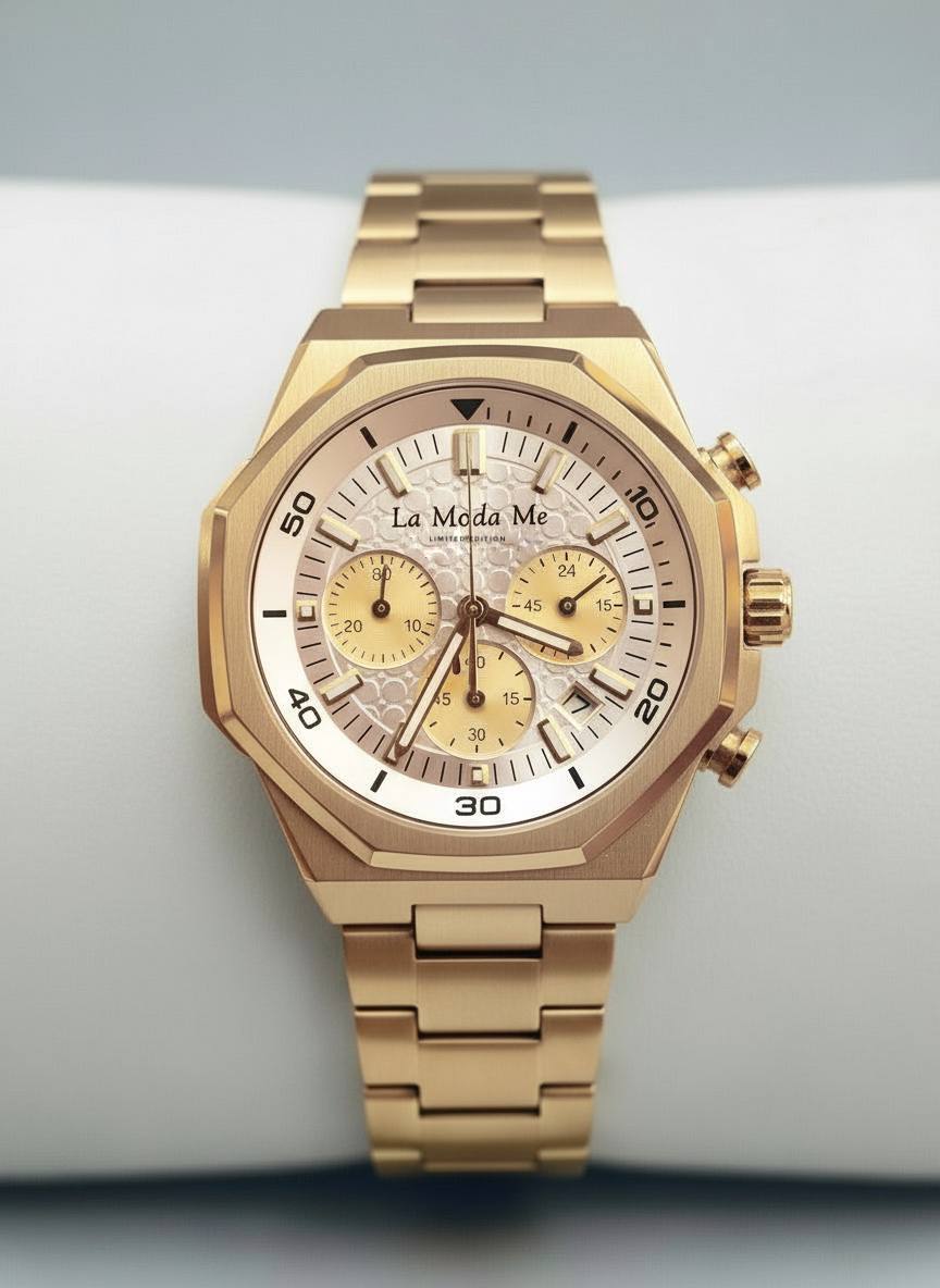 G-Euo Limited Edition Gold Tone Watch - Exclusive Luxury-0