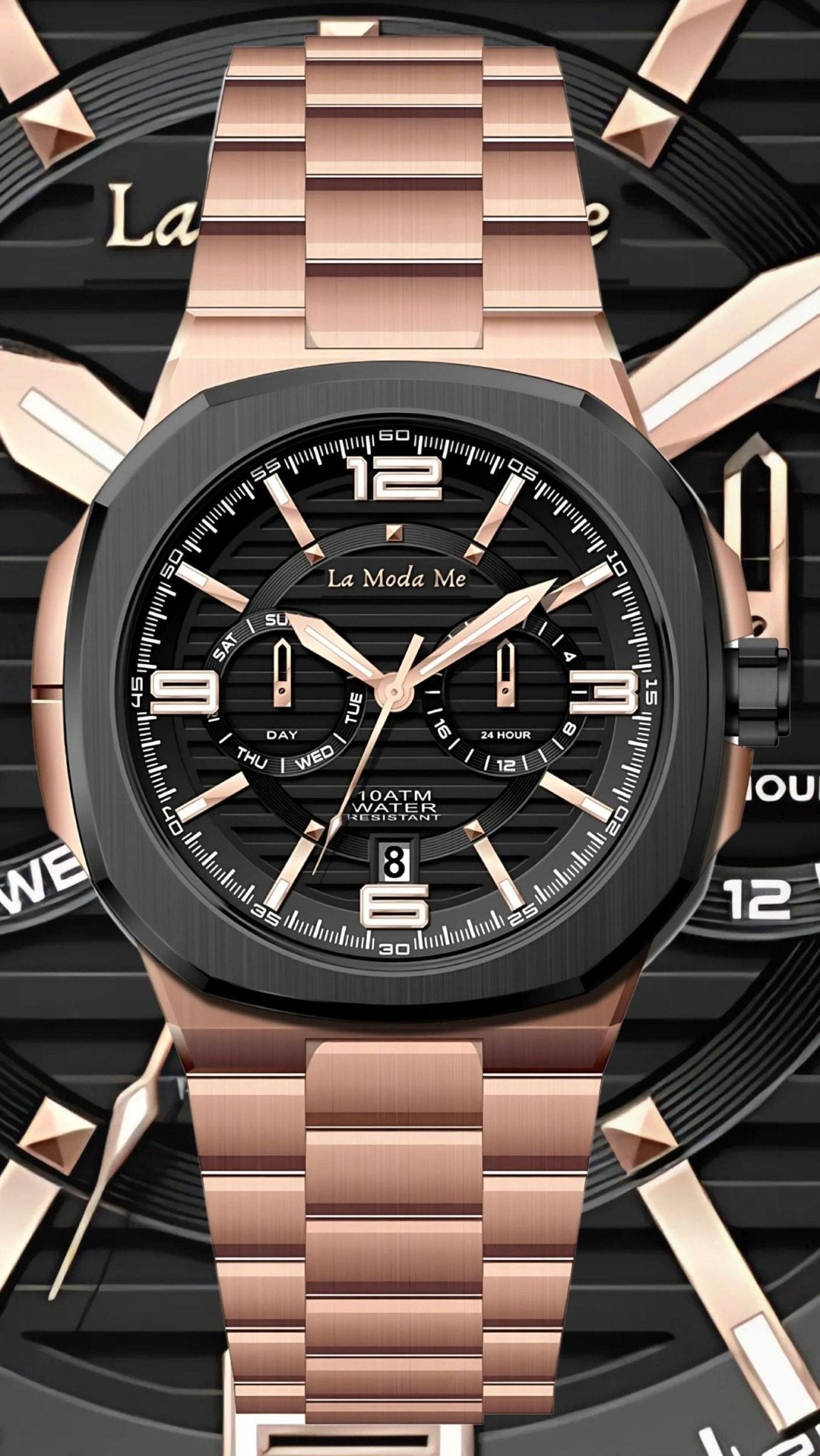 Sir Willen Rose Gold Edition Watch - Premium Luxury Timepiece-3