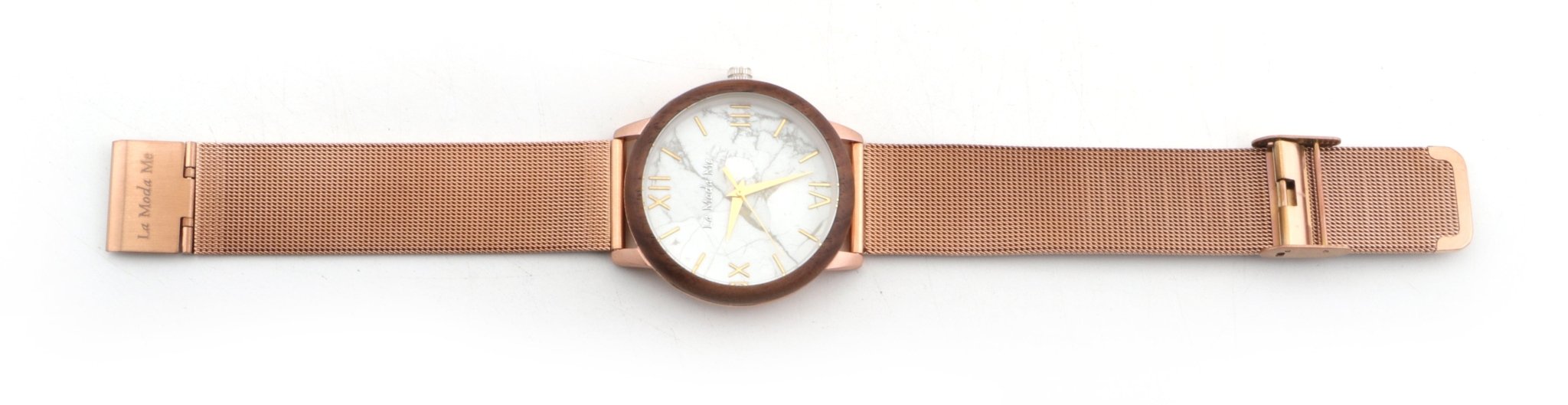Watch Aurora Rose - Eco-Friendly Rosegold & Walnut Luxury Timepiece-3