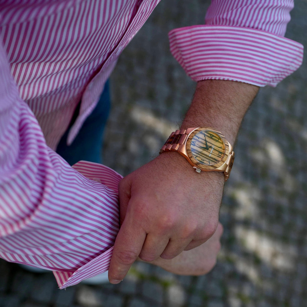 Watch VLUX Ebony - Eco-Friendly Luxury Wooden Timepiece