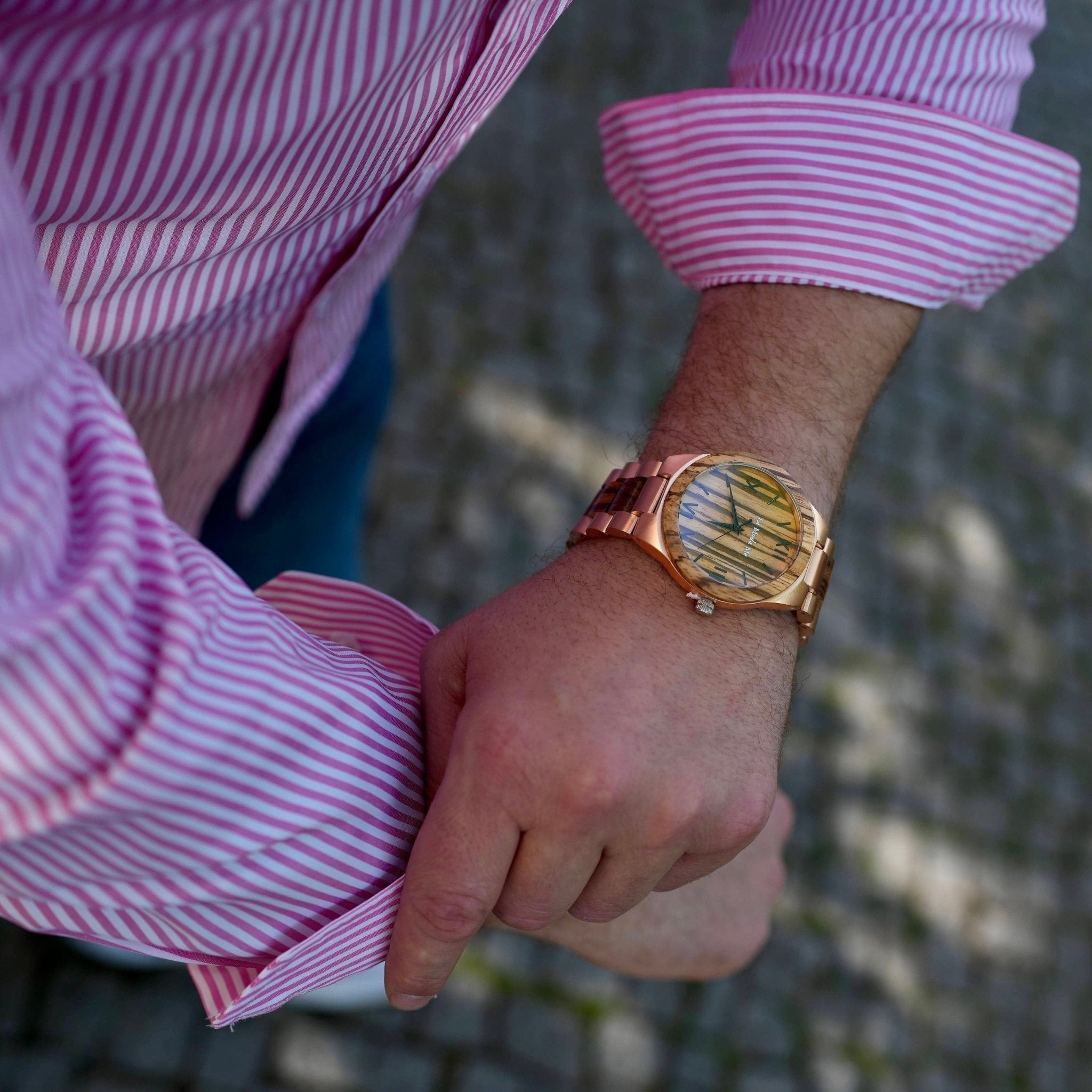Watch VLUX Ebony - Eco-Friendly Luxury Wooden Timepiece