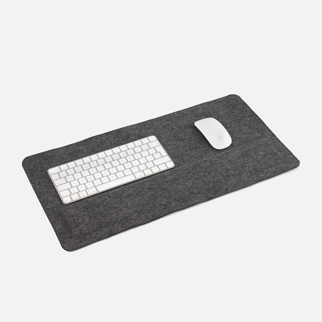 Felt Desk Mat with Padded Wrist Support