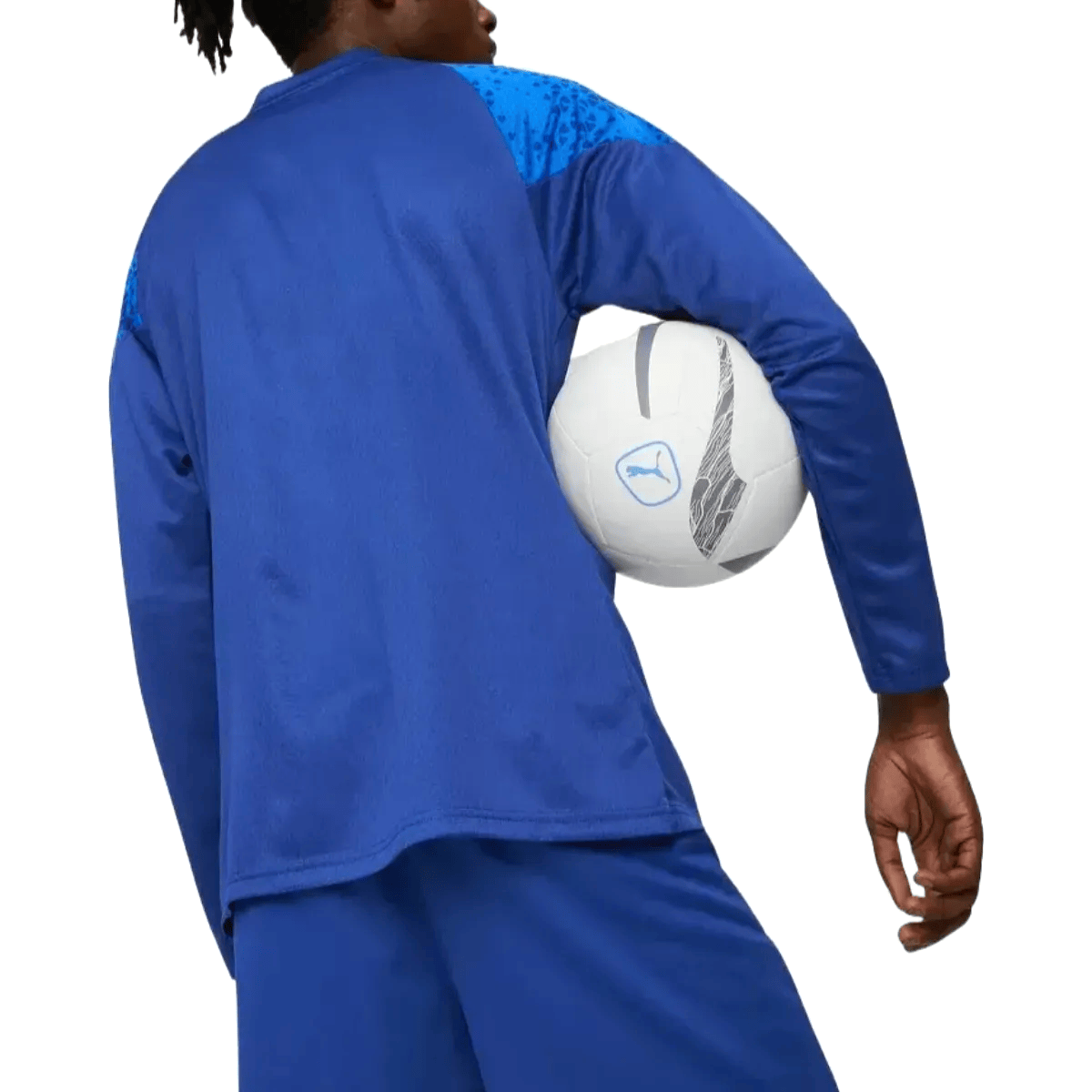 Olympique Marseille blue training technical tracksuit 2024 - Puma-1