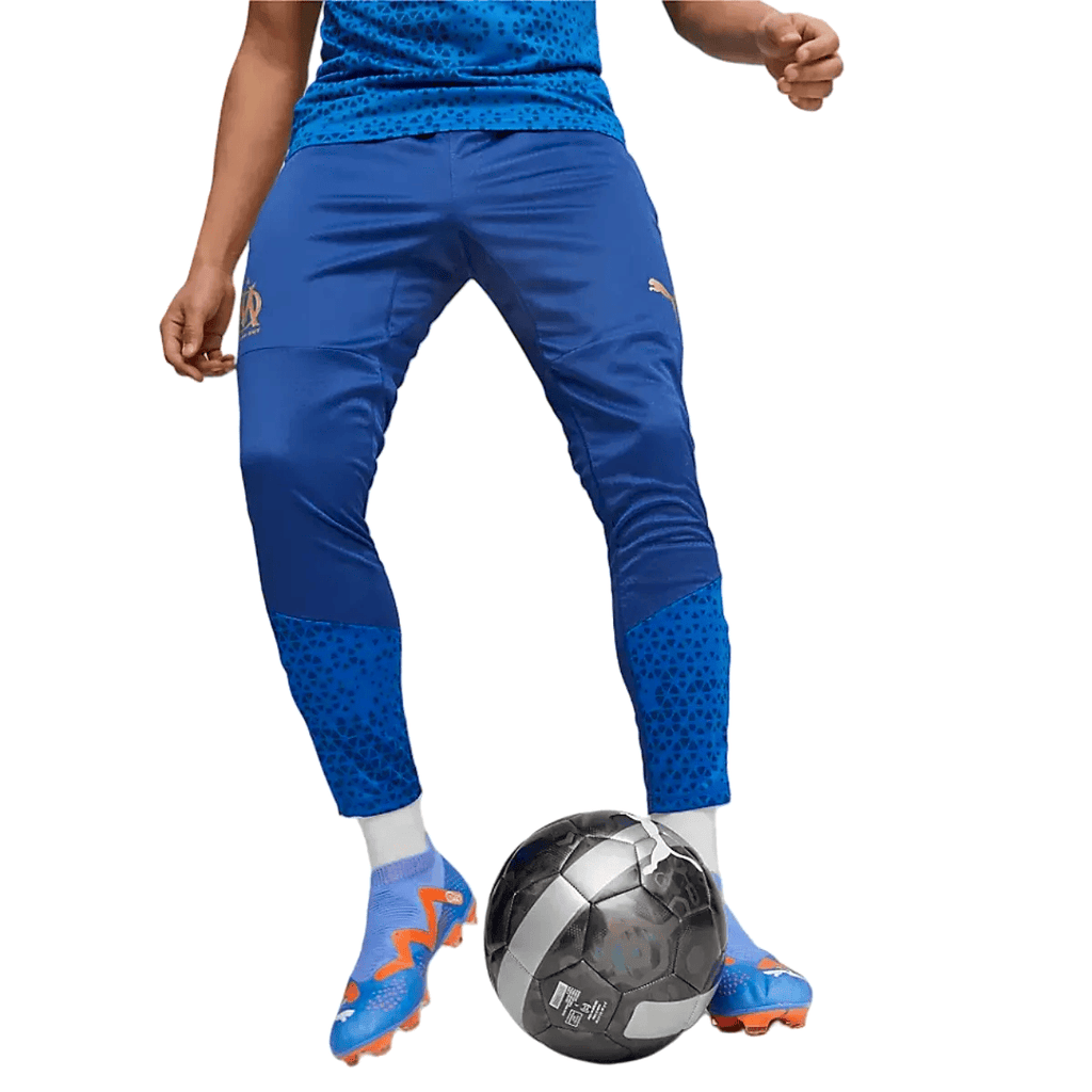 Olympique Marseille blue training technical tracksuit 2024 - Puma-2