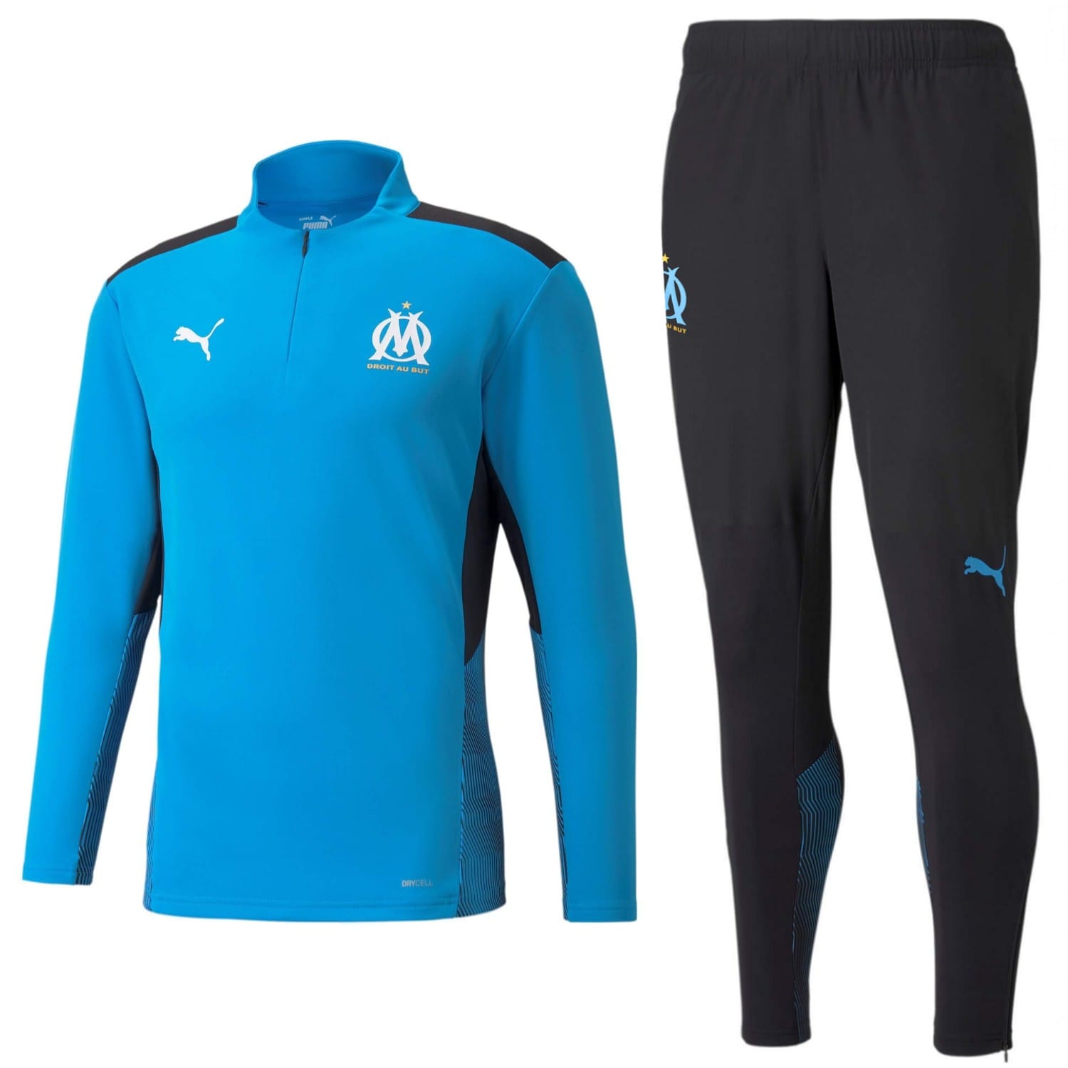 Olympique Marseille training technical Soccer tracksuit 2021/22 - Puma-0