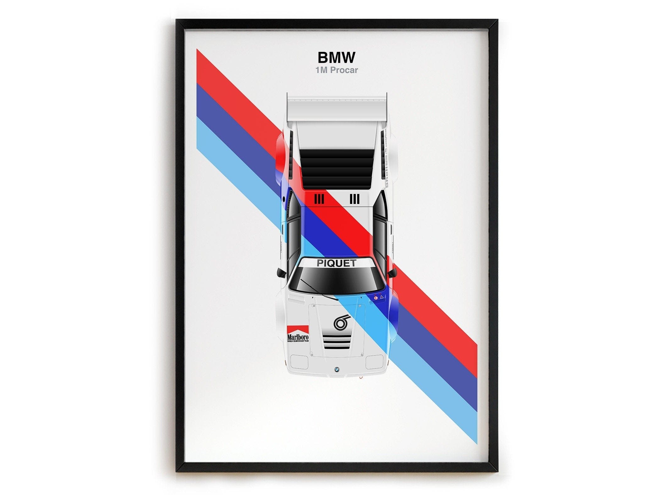 Poster Formel 1 Rennwagen Helm Rennfahrer Name Unterschrift · Deko Print ohne Rahmen