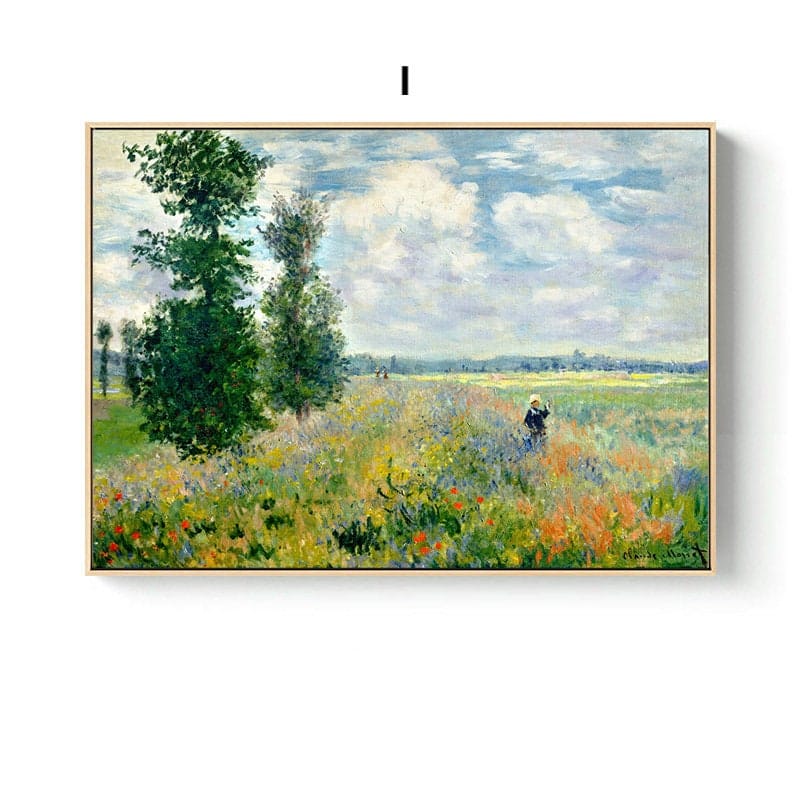 Poster Vintage Claude Monet · Deko Print ohne Rahmen
