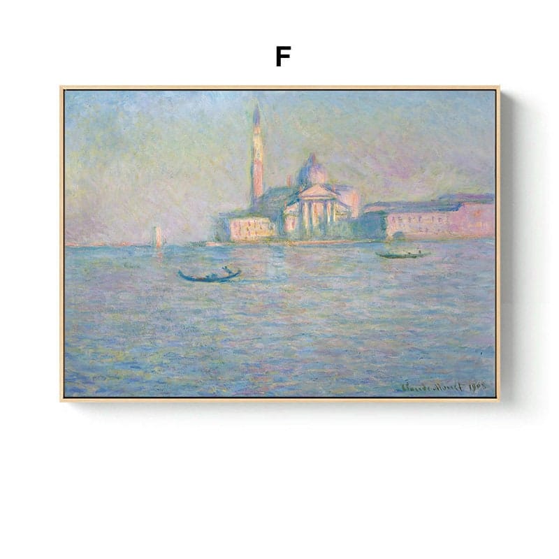 Poster Vintage Claude Monet · Deko Print ohne Rahmen