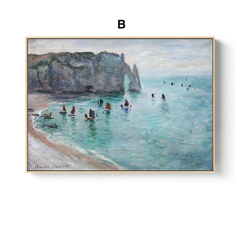 Poster Vintage Claude Monet · Deko Print ohne Rahmen