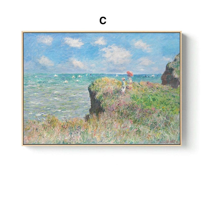 Poster Vintage Claude Monet · Deko Print ohne Rahmen