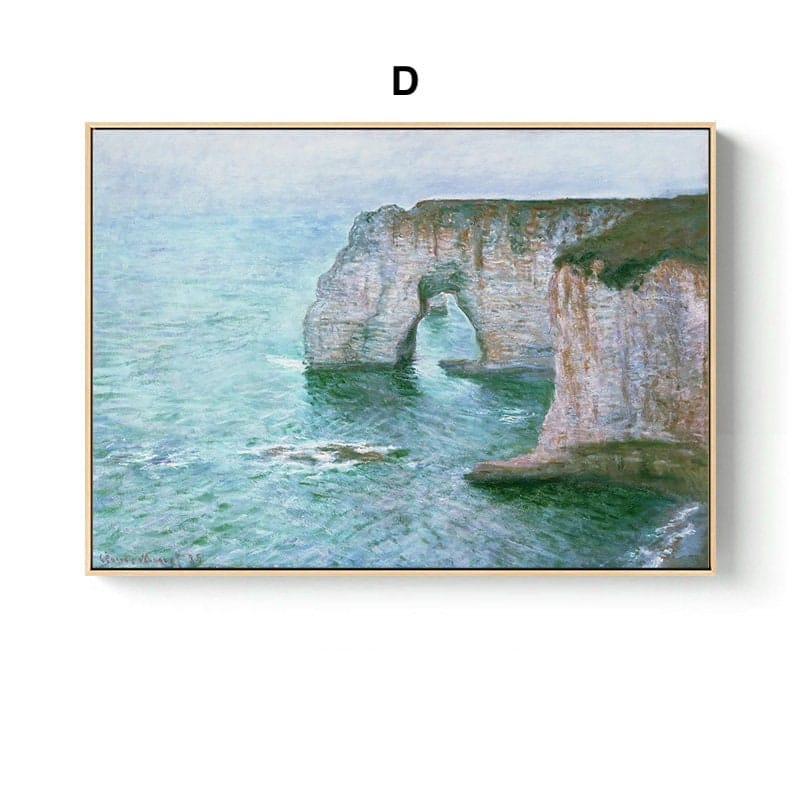 Poster Vintage Claude Monet · Deko Print ohne Rahmen