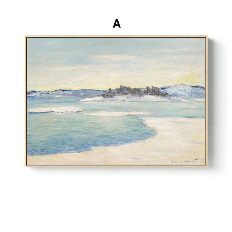 Poster Vintage Claude Monet · Deko Print ohne Rahmen