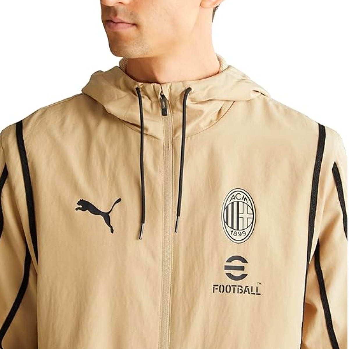 AC Milan woven pre-game presentation tracksuit 2024/25 gold - Puma