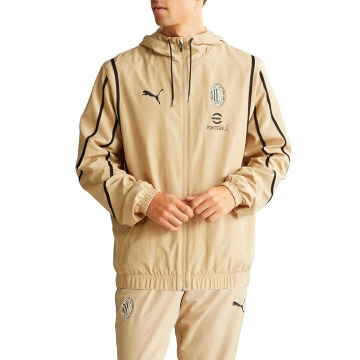 AC Milan woven pre-game presentation tracksuit 2024/25 gold - Puma
