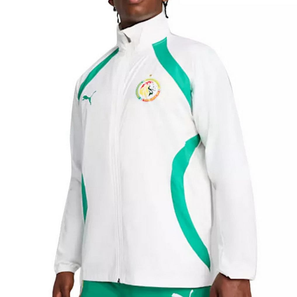 Senegal pre-match presentation soccer tracksuit 2024/25 - Puma