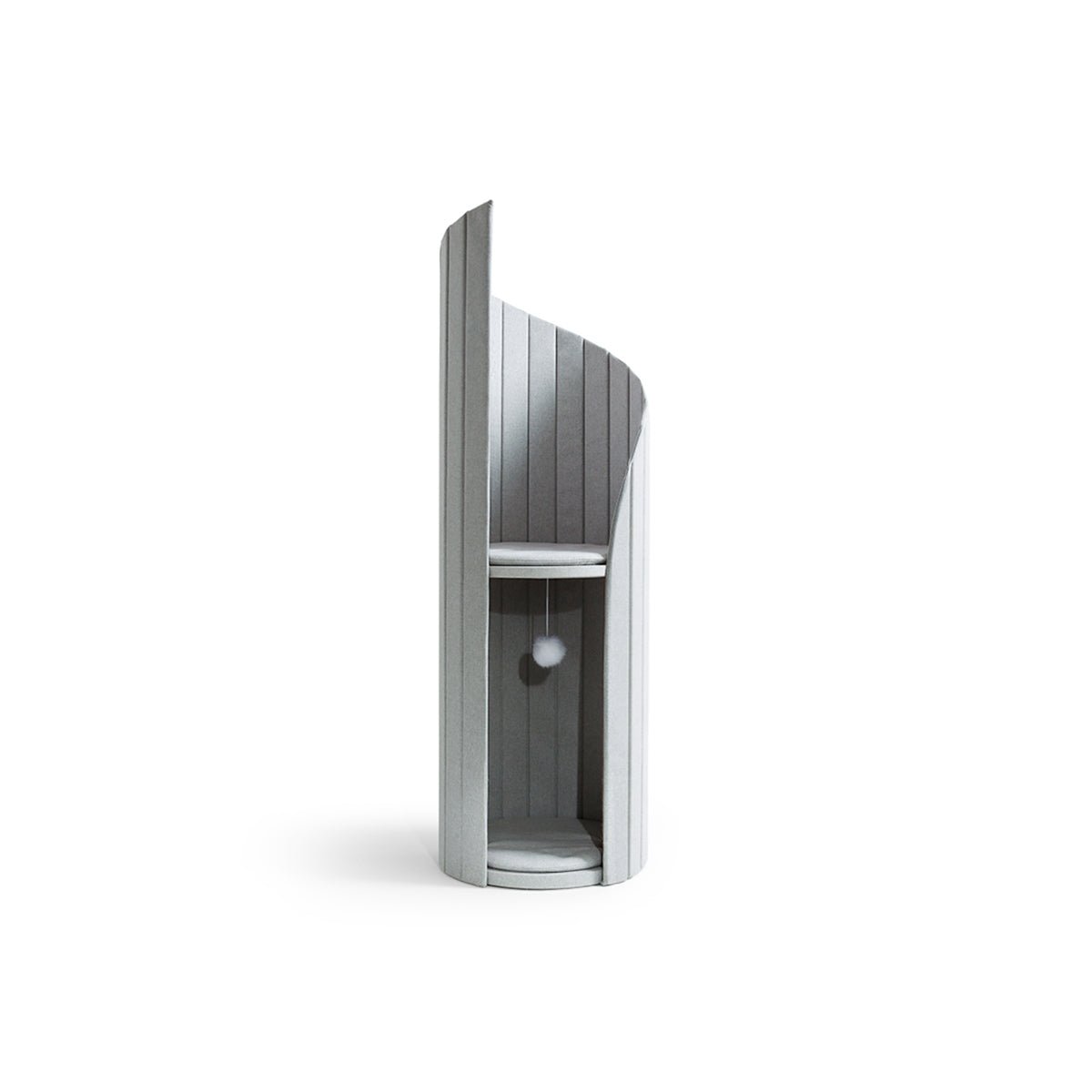 Time Tower Modern Cat Tree Condo – Space Saving Vertical Cat Tower-3